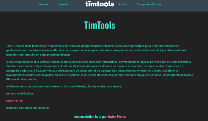 Image du projet TimTools